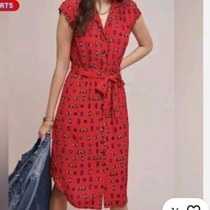 Anthropologie Conversations Bug Dress
